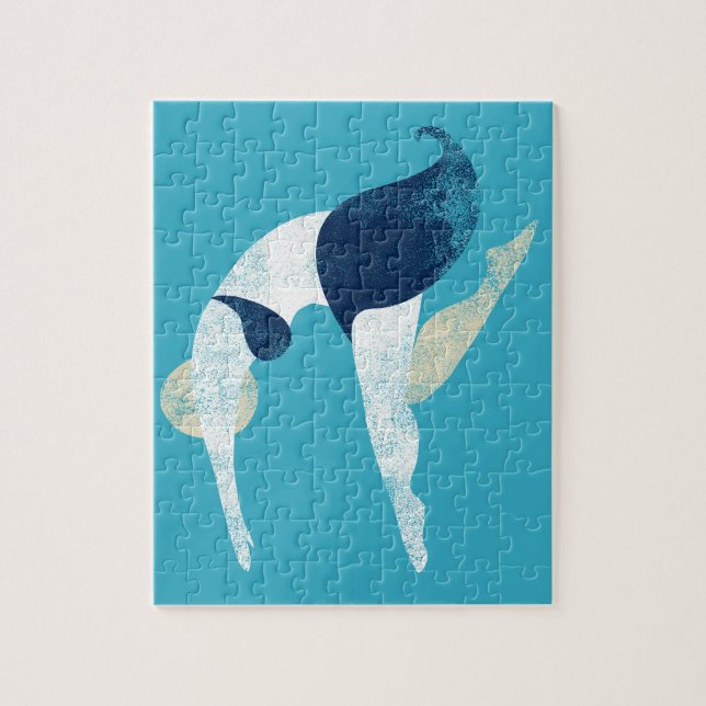 Det bästa Belly Flop Jigszle Puzzle Pussel (Vertikal)