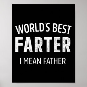 Det bästa Elaket Far Pappa för Fars dag-fåglar Poster