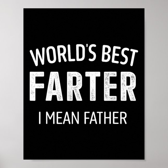 Det bästa Elaket Far Pappa för Fars dag-fåglar Poster (Framsidan)