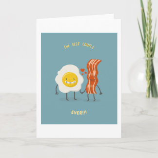 Det bästa exemplet någonsin - bacon & ägg kort