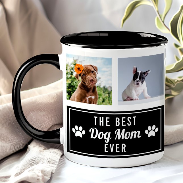 Det bästa fotot av svart pet-kollage i Hund någons Mugg (Skapare uppladdad)