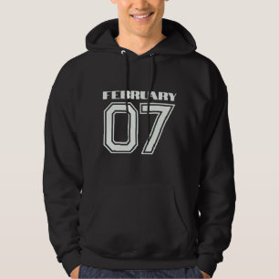 Det bästa gåvan till födelsedag 7 februari hoodie