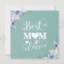 Det bästa hälsningskortet Mamma någonsin för elega