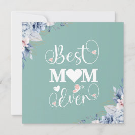 Det bästa hälsningskortet Mamma någonsin för elega