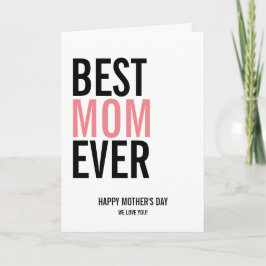 Det bästa hälsningskortet Mamma någonsin i Mors da Kort