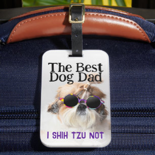 Det bästa hund-fartyget pappa Shih Tzu inte Fars d Bagagebricka