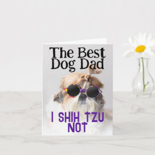 Det bästa hund-fartyget pappa Shih Tzu inte Fars d Kort
