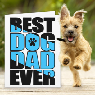 Det bästa Hund-Pappa-dagskortet någonsin i Far Kort