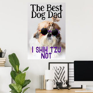 Det bästa hund Shih Tzu-fotot är inte roligt Poster