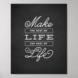 Det bästa i livet | Art Skriv ut Poster