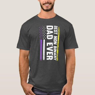 det bästa icke-binära pappa-Pridet någonsin med ic T Shirt
