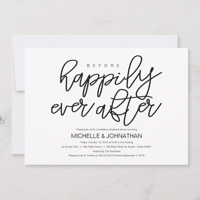 Det bästa inbjudningskortet för repetitionsmiddaga inbjudningar (Framsida)