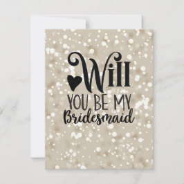 Det Bästa Kommer, Vill du vara min Brudtjänare Julkort