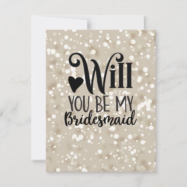 Det Bästa Kommer, Vill du vara min Brudtjänare Julkort (Framsida)