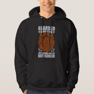 Det bästa Läkare har Beards funny Manar Hoodie