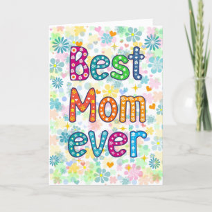 Det bästa Mamma-kortet någonsin Mors dag Helgkort