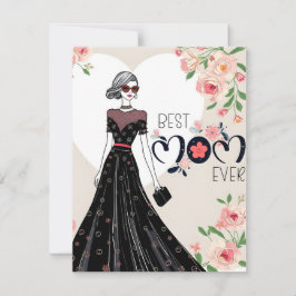 Det bästa Mamma-kortet någonsin Mors dag Julkort
