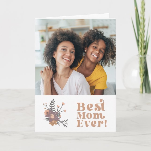 Det bästa Mamma-kortet någonsin Mors dag Kort (Framsida)