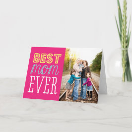 Det bästa Mamma-kortet någonsin Mors dag Kort