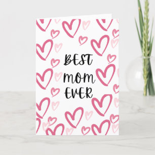 Det bästa Mamma-kortet någonsin Mors dag Tack Kort