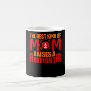 Det bästa mamma väcker en brandman kaffemugg