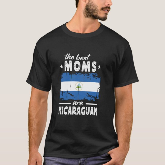 Det bästa Mammorna är Nicaraguan Mors dag Nicaragu T Shirt (Framsida)