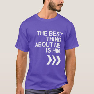 DET BÄSTA MED MIG ÄR ATT HAN LÄMNAT VITT -.png Tee Shirt