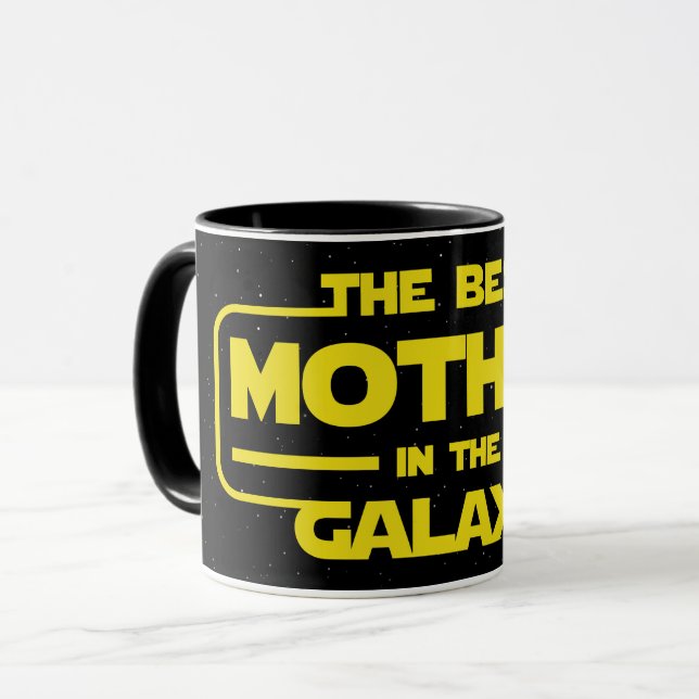 Det bästa Mor i Galaxy-kaffet Mugg (Framsida vänster)