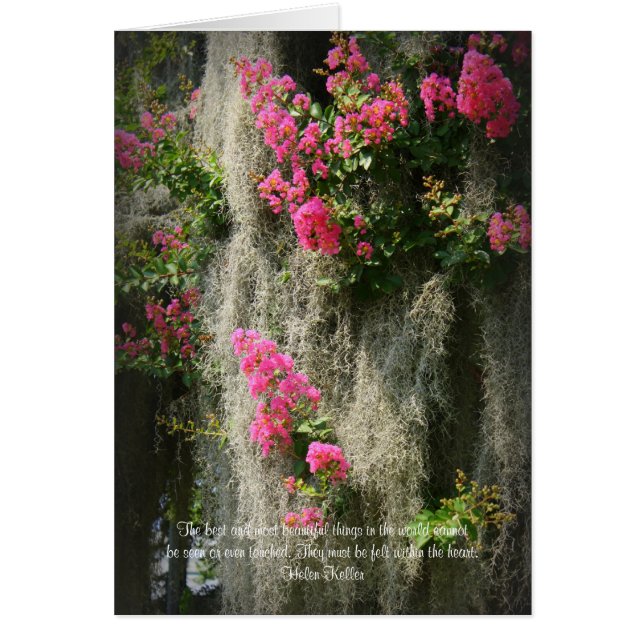 Det bästa och vackraste sak... hälsningskort (Framsidan)