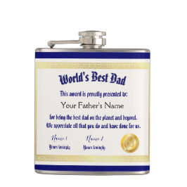 Det bästa Pappa-certifikatet i dagens värld Fickplunta