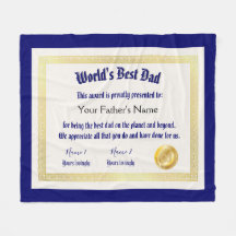 Det bästa Pappa-certifikatet i dagens värld