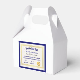 Det bästa Pappa-certifikatet i dagens värld Presentaskar