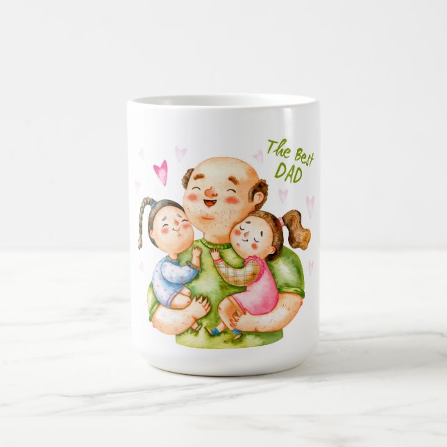 Det bästa Pappa-Fars dag-kaffet Mugg (Center)