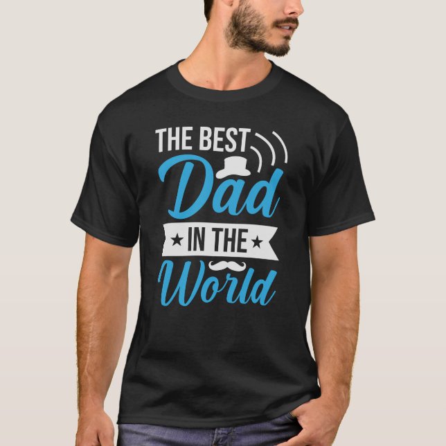 Det bästa Pappa i världen T-Shirt (Framsida)