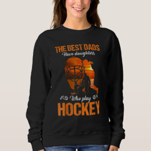 Det bästa Pappor har döttrar som spelar Hockey Vin T Shirt