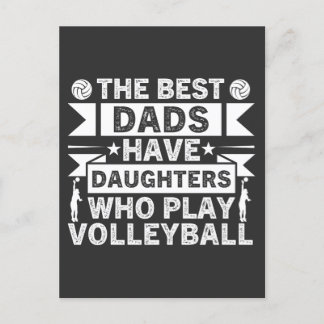 Det bästa Pappor har döttrar som spelar volleyball Helg Vykort