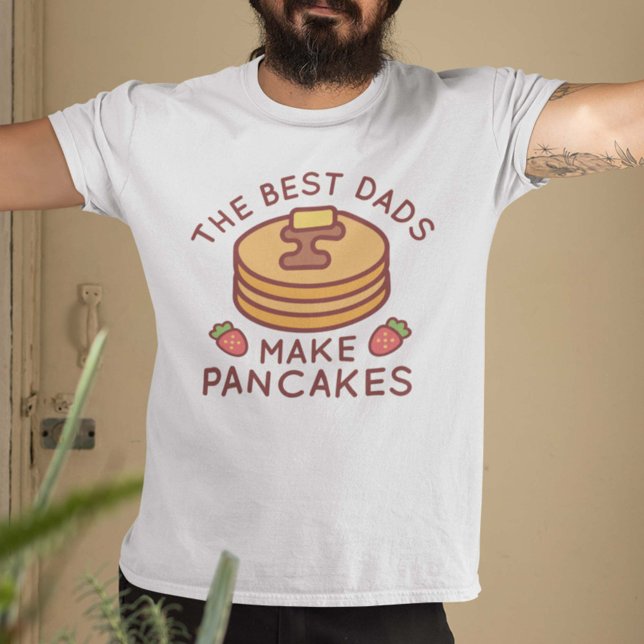 Det bästa Papporna gör pancakes T Shirt (pancakes shirt)
