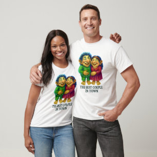Det bästa paret i staden - Cute Fantasy Troll Älsk T Shirt
