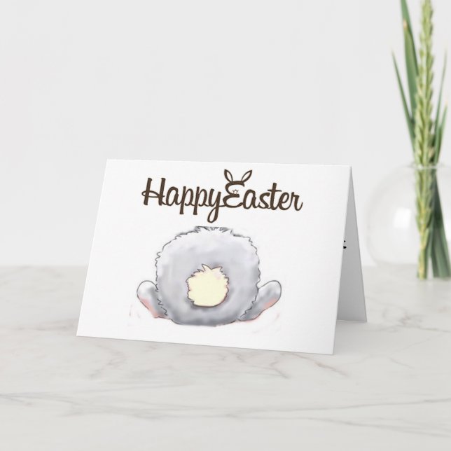 **DET BÄSTA PÅSK JET** FRÅN VART JAG STÅR HELGKORT (Framsida)