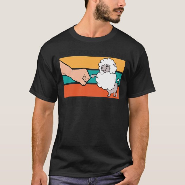 Det bästa Pudel Pappa någonsin Pudel Pappa Pudel P T Shirt (Framsida)