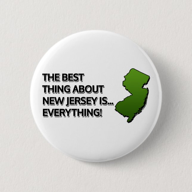 Det bästa sak om New jersey är.. allt! Knapp (Framsida)