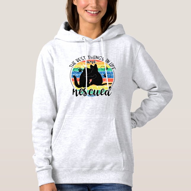 Det bästa Saken i livet är räddade husdjur T Shirt (Framsida)