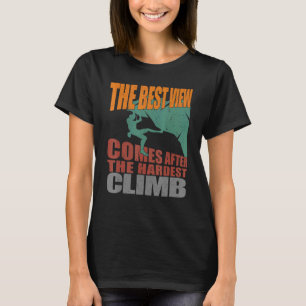 Det bästa sättet att klättra i sten kommer efter d t shirt