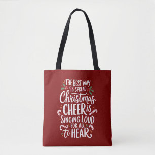 Det bästa sättet att sprida julglädje Elf Xmas Tygkasse