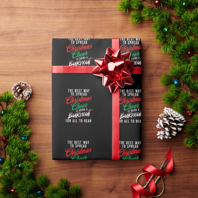 Det Bästa Sättet Att Sprida Julglädje Rolig Xmas Presentpapper (Julgåva)