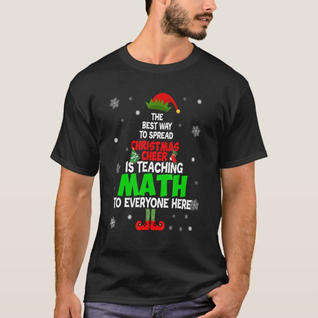 Det bästa sättet att sprida julklapp är att underv t shirt (Framsida)