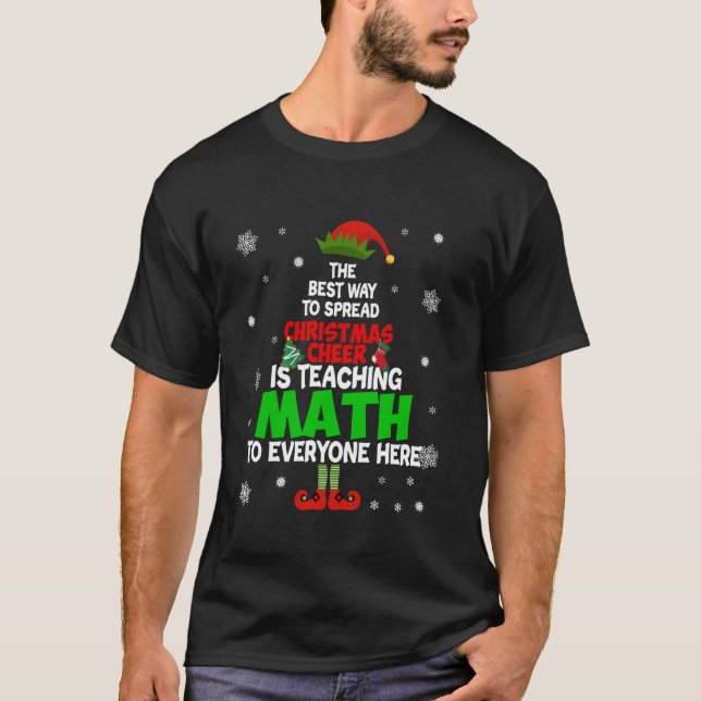 Det bästa sättet att sprida julklapp är att underv t shirt (Framsida)