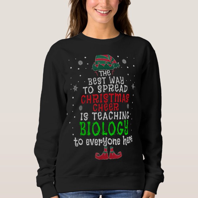 Det bästa sättet att sprida julklapp är att underv t shirt (Framsida)