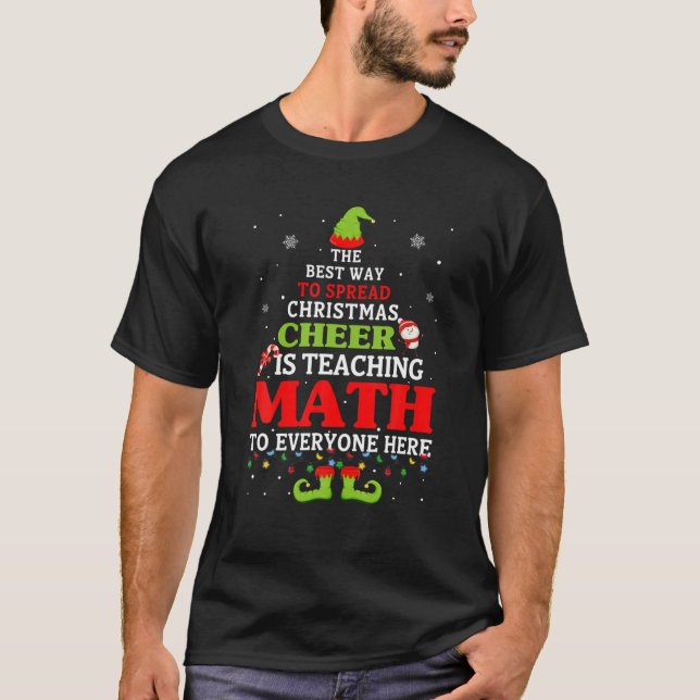 Det bästa sättet att sprida julklapp är att underv t shirt (Framsida)