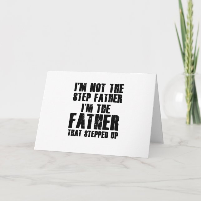 Det bästa steget Far i pappa Kort (Framsida)